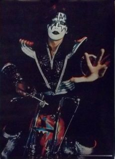 Kiss Ace Frehley Chopper Motorcycle Poster 1977