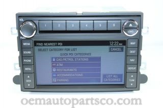 Ford Lincoln Mercury Navigation GPS Radio 6 CD Player Changer