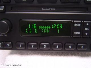 Mercury Grand Marquis Aux 6 CD Player Radio Ford Escape