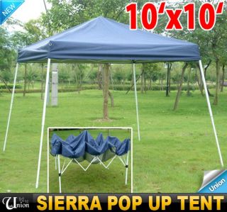 New 10x10 EZ Outdoor Sierra Pop Up Canopy Party Tent Gazebo