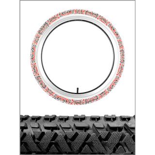  Bike part measures 20 x 1.90 Tribe tire features freestyle dirt tread