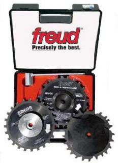 Freud SD608 8 inch Dial A Width Stacked Dado Set w Instructional DVD