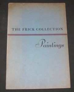 Frick Collection Paintings 1954 Catalog El Greco Renoir