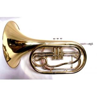 Brand New Marching French Horn with Case and Mouth Piece