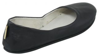 French Sole New York FS NY Sloop Black Nappa Leather Flats 8 5 New