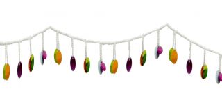 Glitterville Sparkling Pyett Beads Garland Colorful Home Party Decor