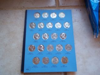 Complete Set Jefferson Nickels 1962 1995 in Whitman Folder
