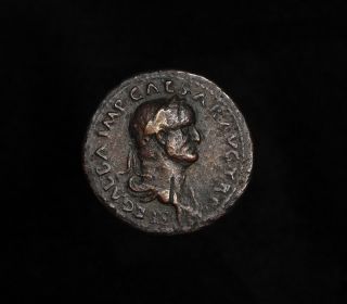 Ancient Roman Sestertius Libertas Coin of Emperor Galba 68 A D