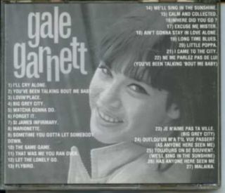 gale garnett cd many faces of new sealed 27 tracks