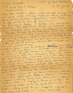 Vernon Duke Autograph Letter Signed 3 Pages April 1953