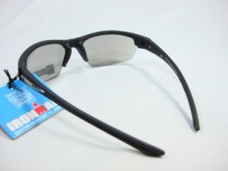 Foster Grant Iron Man Sports Black Blue Lens Sunglasses Endurance