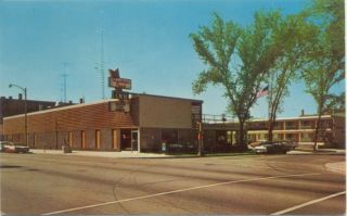 Sheboygan Wi Wisconsin Fountain Park Motor Inn Postcard