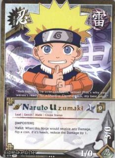 The picture shown is a stock picture of a Naruto Uzumaki.