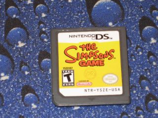 The Simpsons Game Nintendo DS 2007 DSi 014633153316
