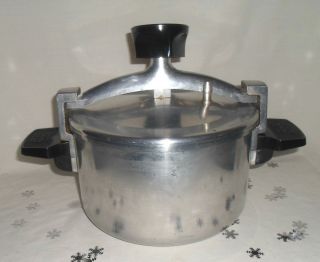 Vtg Wear Ever Low Pressure Cooker Fryer Chicken Bucket Pot 4 Qt