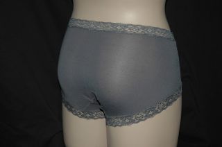 Womens Super Stretch Spandex Panty Trimmed Floral Lace