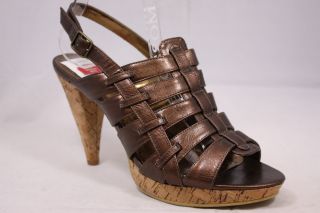 Rampage Garcelle Sandals Platforms Wedges Womens Shoes Heels Bronze 10