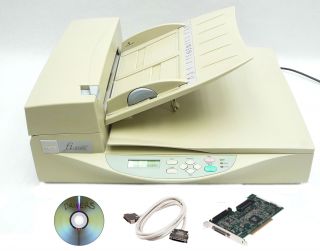 Fujitsu Fi 4340C Duplex SCSI Flatbed ADF Color Document Image Scanner