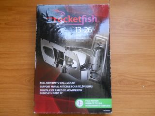 Rocketfish Full Motion TV Wall Mount for Most 13 26 RF TVMFM01 LCD LED