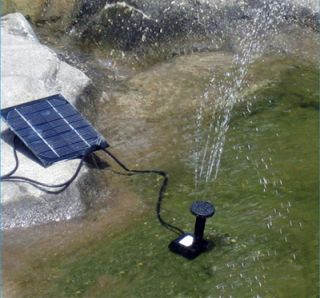  Solar Fountain Water Pump Power Panel Pool Garden Pond Watering