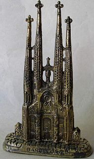  Family Church Barcelona Spain Metal Souvenir Building Gaudi