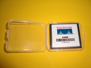 New 64MB Cisco CF Card Compact Flash Genuine 17 6716 01 or 16 2252 01