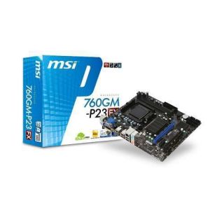 New MSI 760GM P23 FX AM3 Motherboard Micro ATX Socket AM3 AMD 760G