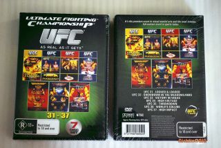 UFC MMA 31 37 DVD Box Set 32 33 34 35 36 37 Collection