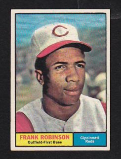 1961 Topps 360 Frank Robinson NMT Cincinnati Reds Premium Vintage Card