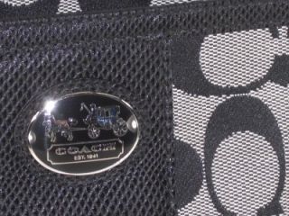 Coach 43976 Sutton Signature Swingpack Handbag Black