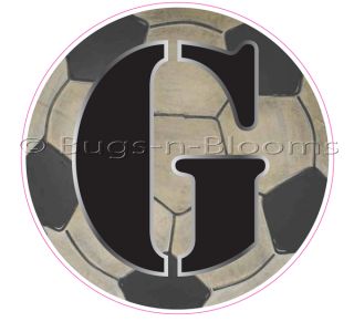 Soccer Ball Letter Boy Sport Name Alphabet Wall Sticker Mural Vinyl