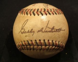 Al Capone Gabby Hartnett Replica 1931 Dual Signed Autographed Baseball