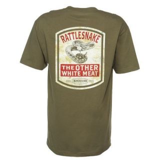 Mens New Magellan Sportswear The Other White Meat Rattlesnake T Shirt