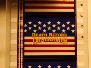 35mm Film Trailer Death Before Dishonor Fred Dryer 1987