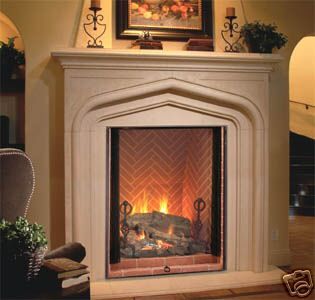 Direct Vent Gas Fireplace Mantles Logs Mantels