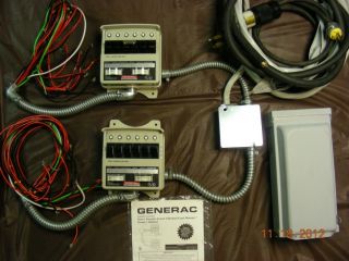 Generac Portable Generator Power Tranfer System with Dual Load Manager