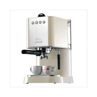 Gaggia New Baby Manual 2 Cup Twin Espresso Maker Machine Ivory 12100