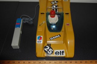 Gama Battery Operated Remote Controlled Formula 1 Elf vintage West
