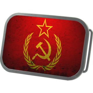 Soviet Union Flag Belt Buckle Vintage New Unique USA Free SHIP