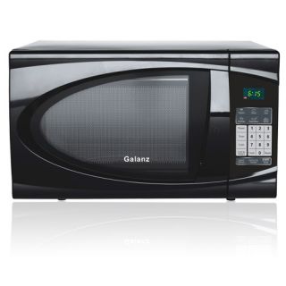 Galanz 0 9 CU ft 900W Microwave Oven LED Digital Black