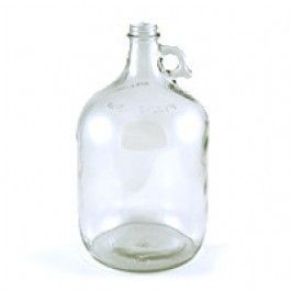Gallon Clear Glass Jug or Small Carboy for Home Brewing Wine Making