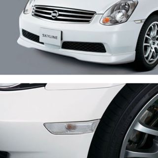  G35 Coupe JDM Style Clear Corners Lights Genuine Nissan Parts