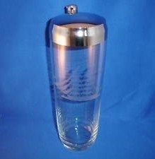 Roy Demeo Gambino Hitman Etched Glass Cocktail Shaker from His Yacht