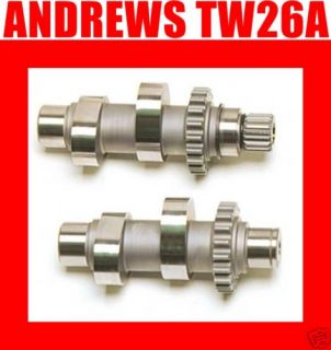 Andrews TW26A Camshafts Cams 4 Harley Twin Cam 288126