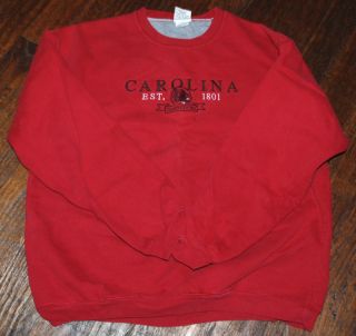 South Carolina Gamecocks Sweatshirt XL Embroidered