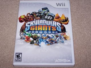  Nintendo Wii Skylanders Giants Game DVD