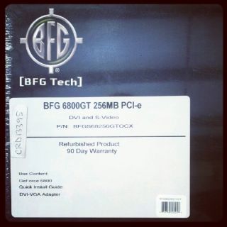 BFG Technologies NVIDIA GeForce 6800 GT (BFGR68256GTOC) 256 MB GDDR3