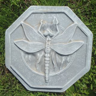 Plastic Garden Mold Mould Stepping Stone Dragonfly Mold Concrete Mold