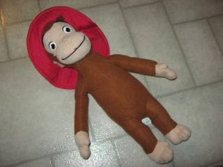 Kelly Toy Firefghter Fireman Curious George Monkey plush stuffed