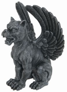 Winged Lioness Gargoyle Statue Home Collection Figurine Decoration